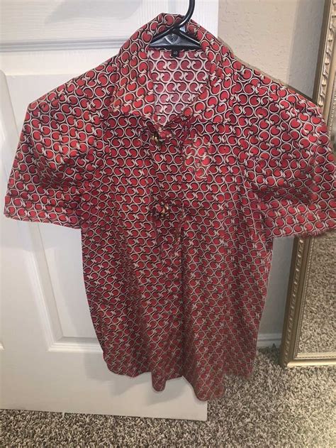 vintage gucci button down|Vintage Gucci Button Up .